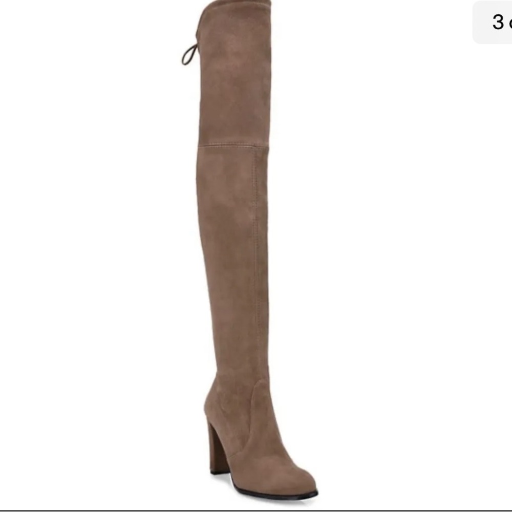 Brand New Stuart Weitzman Highland Boots 37.5 Taupe